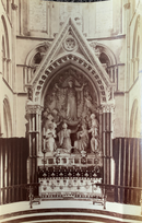 Photo de Georges Washington Wilson " The Reredos , Chichester Cathedral " - albumine - ca. 1865-1870
