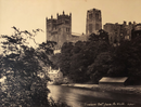 Photographe inconnu " Durham Cathedral from the Walk " - albumine - ca. 1880-1890