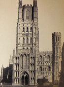 Photographe inconnu " Cathédrale de Chester " - albumine - ca. 1880-1890
