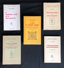 5 livres sur l'Humanisme, Symbolisme et Traditions Maçonniques (1965/1980)