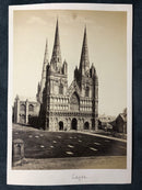 Photographe inconnu " Cathédrale de Lichfield " - albumine - ca. 1880-1890