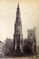Photo de Ziegler " OxFord - Monument des Martyrs " - albumine - ca.1875