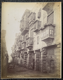 Photographe inconnu " Egypte - Rue du Caire quartier Toulon " - albumine - ca. 1885