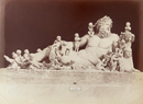 Photo de Fratelli Alinari " Roma - Museo Vaticano. Il Nilo.(Scultura Antica) " - albumine - ca.1875