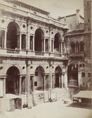 Photo grand format de Maurizio Lotze " Vicenza , Basilica (Palladio) " - albumine  - ca. 1860