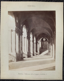 Photo grand format de Maurizio Lotze " Vicenza , Basilica Interieur de la Loggia (Palladio) " - albumine  - ca. 1860