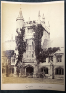 Photo de Ziegler " OxFord - Magdalen College " - albumine - ca.1875