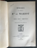 "Mémoires du Général Baron de Marbot"  en 3 volumes par le Général Baron de Marbot - 1891