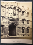 Photo de Ziegler " OxFord - University College " - albumine - ca.1875