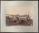 Photographe inconnu " Egypte - Le Marché à Esneh " - albumine - ca. 1875