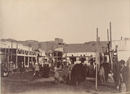 Photographe inconnu " Egypte - Le Marché à Esneh " - albumine - ca. 1875
