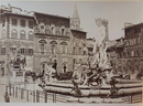 Photographe inconnu " Firenze - Fontana del Nettuno" - albumine - ca. 1875