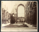 Photographe inconnu " Abbaye à Holyrood en Écosse " - albumine - ca. 1880-1890