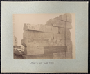 Photographe inconnu " Egypte - Ruines du Petit Temple d'Isis " - albumine - ca. 1875