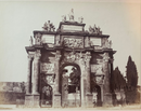 Photographe inconnu " Firenze -  Arc de Triomphe des Lorraine" - albumine - ca. 1875