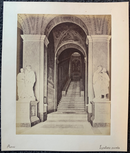 Photographe inconnu " Rome -  Escaliers Saints" - albumine - ca. 1875