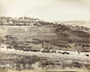 Photo de Félix Bonfils (1831-1885) - Mont Sion et Mont des Oliviers, de la route de Bethlehem - albumine - ca.1880