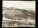 Photo de Félix Bonfils (1831-1885) - Mont Sion et Mont des Oliviers, de la route de Bethlehem - albumine - ca.1880