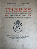 "Thèbes la Gloire d'un Grand Passé" par Jean Capart - 1925-Fondation Égyptologique Reine Elisabeth