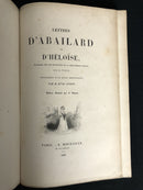 "Lettres d'Abailard et d'Héloïse" par E. Oddoul, illustré par J. Gigoux - les 2 volumes - 1839
