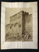 Photo de Félix Bonfils (1831-1885) - Porte dorée extérieur Jerusalem - albumine - ca.1880