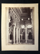 Photo de Félix Bonfils (1831-1885) - Intérieur avec Colonnes et Plafonds décoratives - albumine - ca.1880
