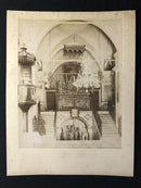 Photo de Félix Bonfils (1831-1885) - Palestine Intérieur de l'Eglise de l'Anonciation - albumine - ca.1880