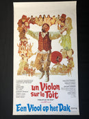 Un Violon sur le Toit -Affiche de cinéma originale du début '70 - un film de Norman Jewison