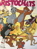 "Les Aristochats" - Affiche de cinéma originale des années '60 - Walt Disney Productions