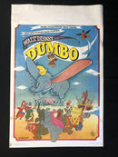 Dumbo - Affiche de cinéma originale des années '60 - Walt Disney Productions