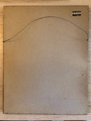 Dessin Japonais "Geisha avec Shamisen" - Original, coloré et encadré - Artiste et date inconnu, probablement début 20ème Siècle