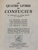 ''Les Quatre livres par Confucius - 1992''