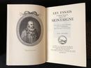"Les essais de Michel Eyquem Seigneur de Montaigne" en 4 volumes - 1993