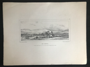 Lithographie originale " Le Convoi " datant de 1830-1855 par Gihaut d'après Charlet