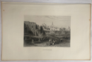 Gravure originale "Jerusalem" vers 1845 par Rouargue, imprimé par Chardon