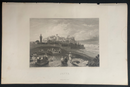 Gravure originale "Jaffa" vers 1845 par Rouargue, publié par Furne