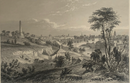 Gravure originale "Dublin" vers 1845 par Rouargue, publié par Furne