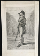 Gravure originale datant de 1850-1870 par Jules Jacques Veyrassat d'après Alexandre-Gabriel Decamps