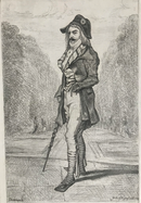 Gravure originale datant de 1850-1870 par Jules Jacques Veyrassat d'après Alexandre-Gabriel Decamps